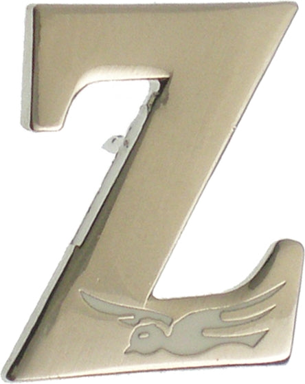 Zeta Phi Beta Big Letter Z Dove Lapel Pin [Silver]