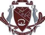Lambda Theta Alpha Crest Iron-On Patch [Maroon]