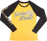 Big Boy Arkansas At Pine Bluff Golden Lions S4 Womens Long Sleeve Tee [Black]