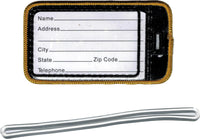 Alpha Phi Alpha Shield Twill Luggage Tag [Black]