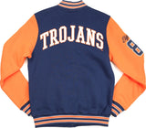 Big Boy Virginia State Trojans S4 Womens Fleece Jacket [Navy Blue]