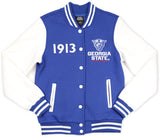 Big Boy Georgia State Panthers S4 Womens Fleece Jacket [Royal Blue]