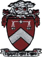 Gamma Sigma Sigma Crest Iron-On Patch [Maroon]