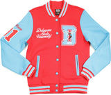 Big Boy Delaware State Hornets S4 Womens Fleece Jacket [Red]