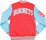 Big Boy Delaware State Hornets S4 Womens Fleece Jacket [Red]