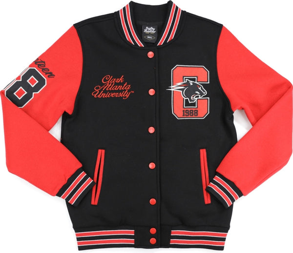 Big Boy Clark Atlanta Panthers S4 Womens Fleece Jacket [Black]