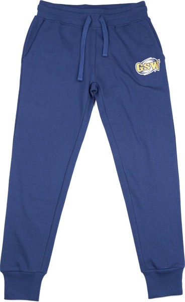 Big Boy Georgia Southwestern State Hurricanes S4 Womens Sweatpants [Navy Blue]