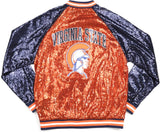 Big Boy Virginia State Trojans S4 Womens Sequins Jacket [Orange]