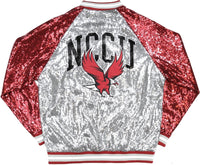 Big Boy North Carolina Central Eagles S4 Womens Sequins Jacket [Grey]