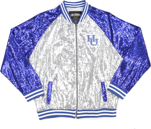 Big Boy Hampton Pirates S4 Womens Sequins Jacket [Grey]