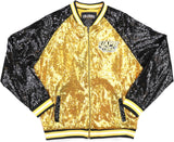 Big Boy Arkansas At Pine Bluff Golden Lions S4 Womens Sequins Jacket [Gold]