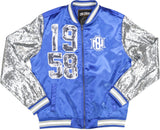 Big Boy New Orleans Privateers S4 Womens Sequins Satin Jacket [Royal Blue]