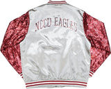 Big Boy North Carolina Central Eagles S4 Womens Sequins Satin Jacket [Grey]