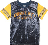 Big Boy Johnson C. Smith Golden Bulls S6 Womens Sequins Tee [Navy Blue]