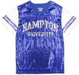 Big Boy Hampton Pirates S6 Womens Sequins Tee [Royal Blue]