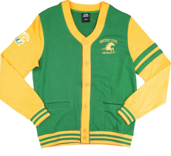 Big Boy Kentucky State Thorobreds S4 Mens Cardigan [Green]
