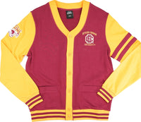 Big Boy Bethune-Cookman Wildcats S4 Mens Cardigan [Maroon]