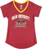 Big Boy Shaw Bears S3 Womens V-Neck Tee [Maroon]