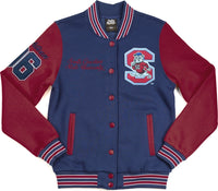 Big Boy South Carolina State Bulldogs S4 Womens Fleece Jacket [Navy Blue]
