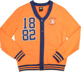 Big Boy Virginia State Trojans S5 Mens Cardigan [Orange]