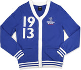 Big Boy Georgia State Panthers S5 Mens Cardigan [Royal Blue]