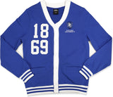 Big Boy Dillard Bleu Devils S5 Mens Cardigan [Royal Blue]