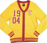 Big Boy Bethune-Cookman Wildcats S5 Mens Cardigan [Gold]