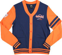 Big Boy Virginia State Trojans S4 Mens Cardigan [Navy Blue]