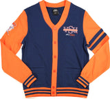 Big Boy Virginia State Trojans S4 Mens Cardigan [Navy Blue]