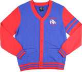 Big Boy Tougaloo Bulldogs S4 Mens Cardigan [Royal Blue]