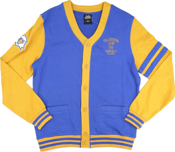 Big Boy Tallahassee Eagles S4 Mens Cardigan [Royal Blue]