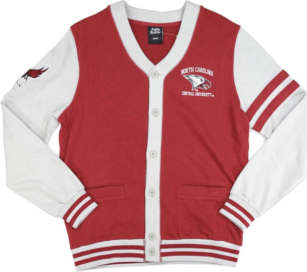 Big Boy North Carolina Central Eagles S4 Mens Cardigan [Maroon]