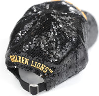 Big Boy Arkansas At Pine Bluff Golden Lions S144 Womens Sequins Cap [Black]