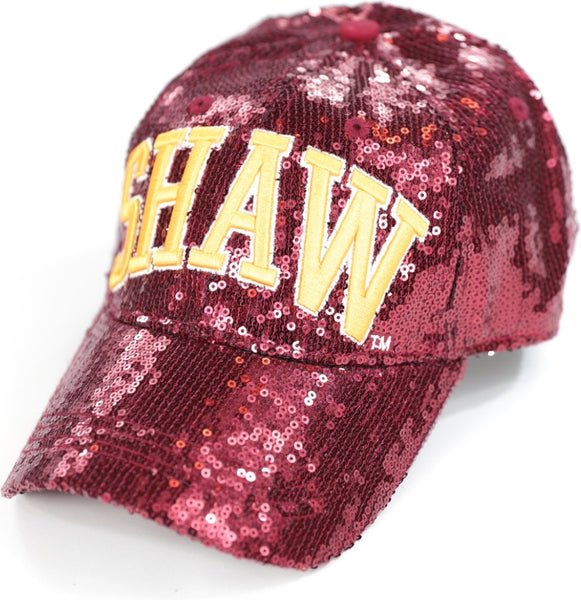 Big Boy Shaw Bears S144 Womens Sequins Cap [Maroon]