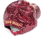 Big Boy Shaw Bears S144 Womens Sequins Cap [Maroon]