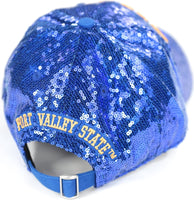 Big Boy Fort Valley State Wildcats S144 Womens Sequins Cap [Royal Blue]