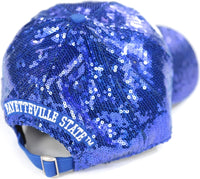 Big Boy Fayetteville State Broncos S144 Womens Sequins Cap [Royal Blue]