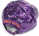 Big Boy Edward Waters Tigers S144 Womens Sequins Cap [Purple]