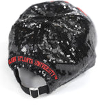 Big Boy Clark Atlanta Panthers S144 Womens Sequins Cap [Black]