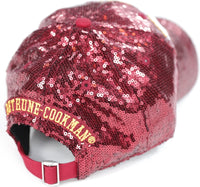Big Boy Bethune-Cookman Wildcats S144 Womens Sequins Cap [Crimson Red]
