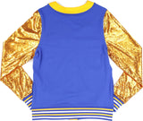 Big Boy Sigma Gamma Rho Divine 9 S12 Sequins Cardigan [Royal Blue]
