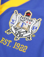 Big Boy Sigma Gamma Rho Divine 9 S12 Sequins Cardigan [Royal Blue]