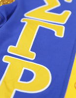Big Boy Sigma Gamma Rho Divine 9 S12 Sequins Cardigan [Royal Blue]