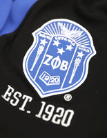 Big Boy Zeta Phi Beta Divine 9 S12 Sequins Cardigan [Black]