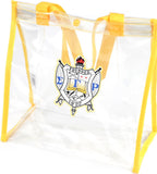 Big Boy Sigma Gamma Rho Divine 9 S141 Clear Tote Bag [Gold]