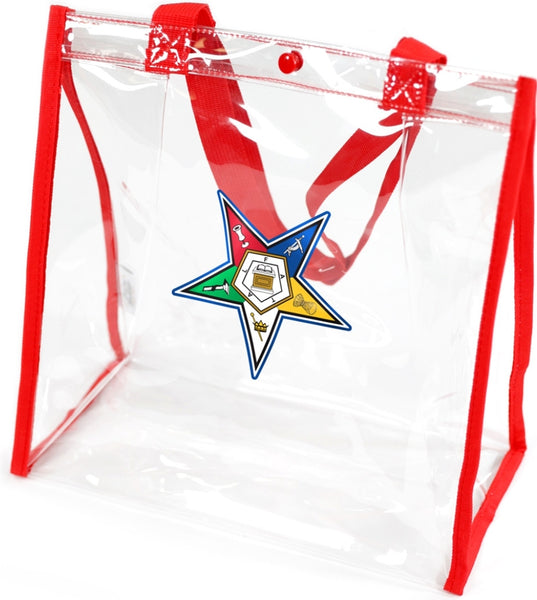 Big Boy Eastern Star Divine S141 Clear Tote Bag [Red]