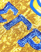 Big Boy Sigma Gamma Rho Divine 9 S4 Sequins Tee [Gold]