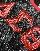 Big Boy Delta Sigma Theta Divine 9 S4 Sequins Tee [Black]