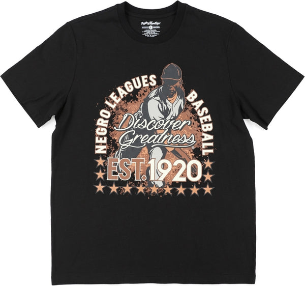 Big Boy Negro Leagues Baseball S26 Commemorative Graphic Mens Tee [Black]