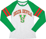 Big Boy Mississippi Valley State Delta Devils S5 Womens Long Sleeve Tee [Grey]